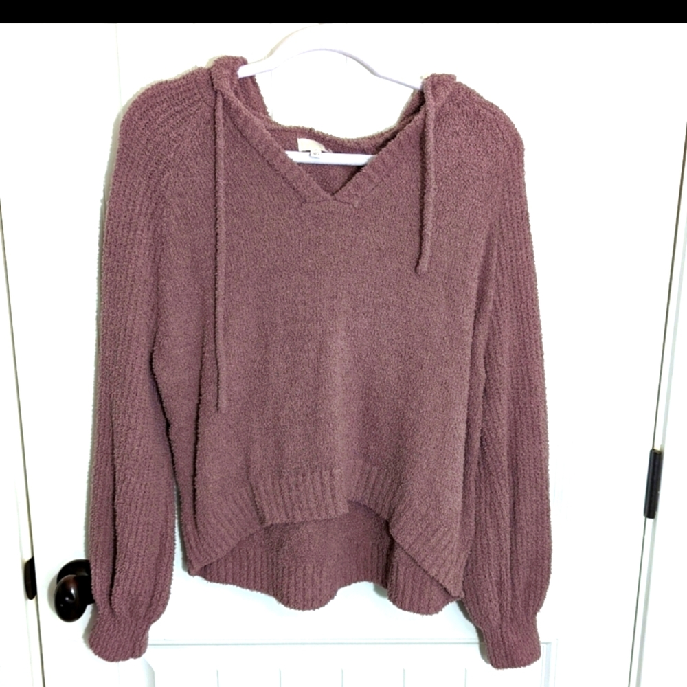 SO Slouchy Super Soft Mauve Hoodie